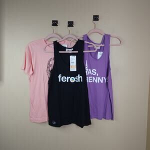 Queer Eye Bundle of Three Tanks Short Sleeve Tee Graphic Size S